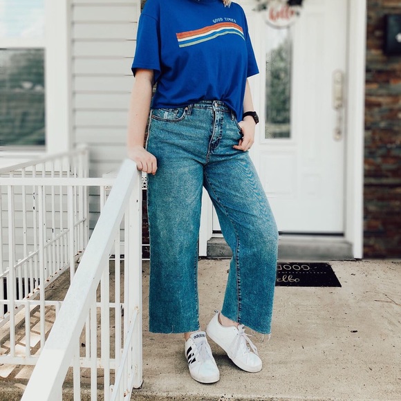 90s style high waisted jeans Clearance
